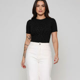 Baby Tee Cropped Brilhante