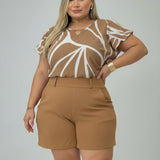 Blusa Gola V com Fivela