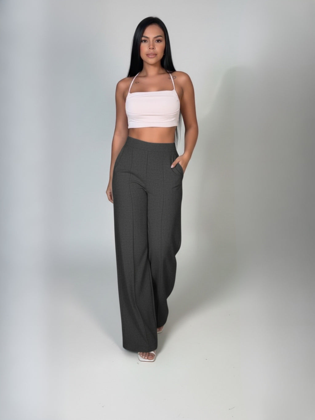 Calça de Linho Pantalona