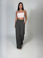 Calça de Linho Pantalona