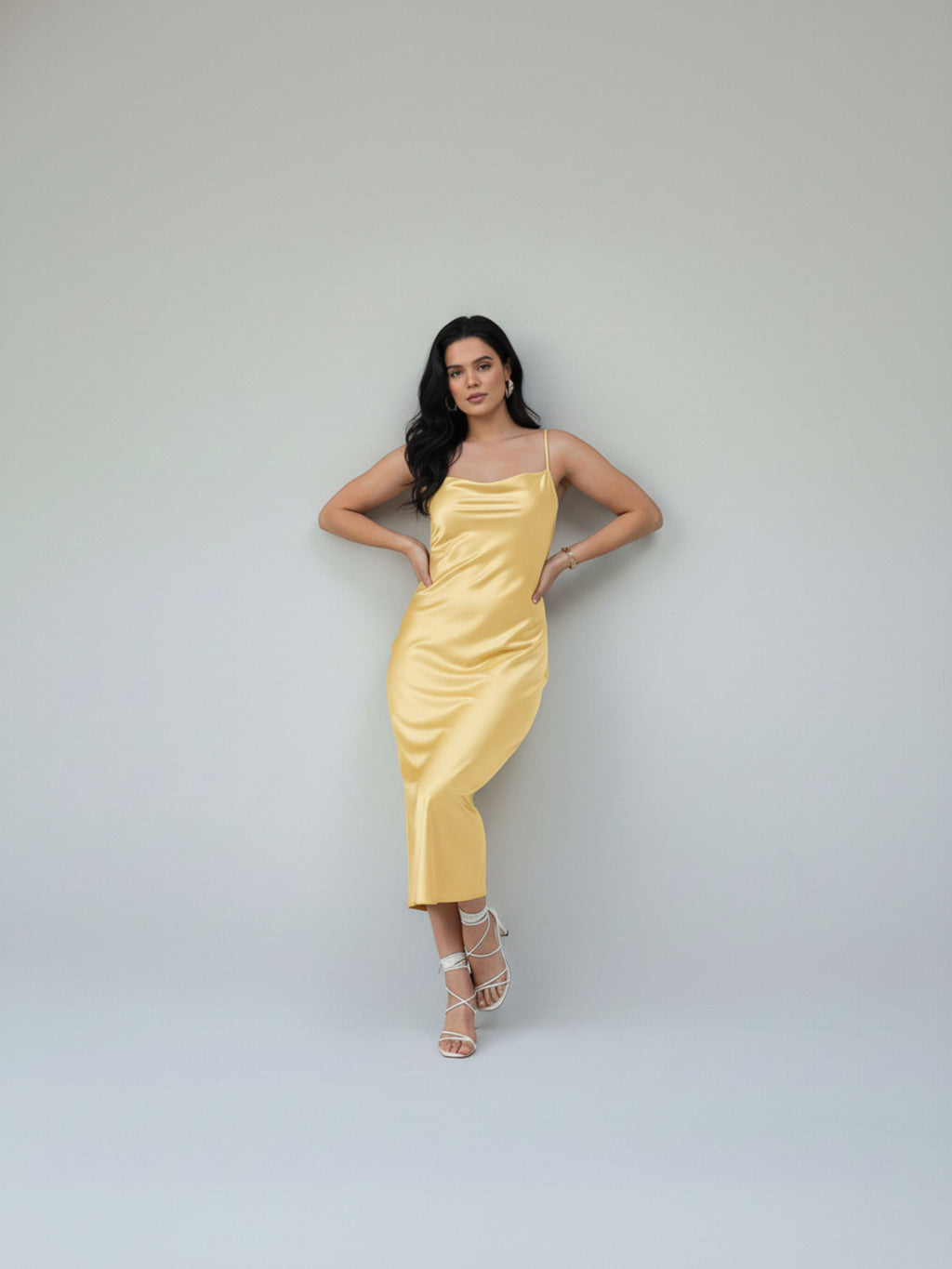 Vestido Naieli Cetim