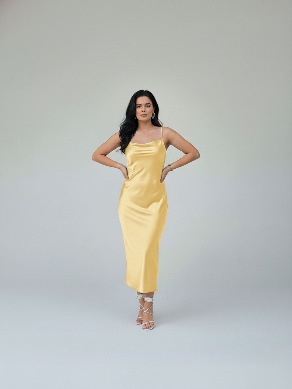 Vestido Naieli Cetim