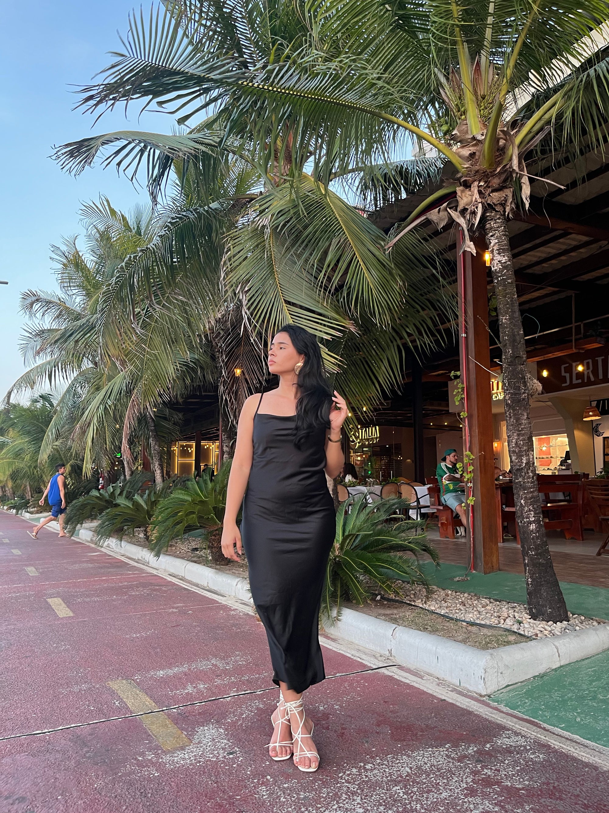 Vestido Naieli Cetim