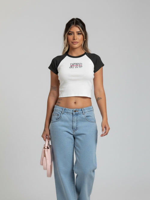 Baby Tee Cropped NYC
