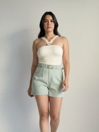 Short de Alfaiataria com Cinto