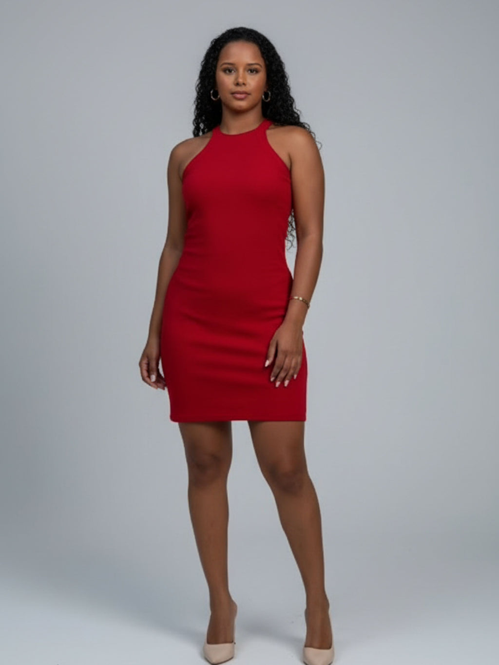 Vestido Nadadora Canelado