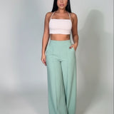 Calça de Linho Pantalona