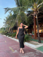 Vestido Naieli Cetim