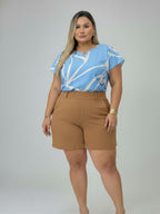 Blusa Gola V com Fivela