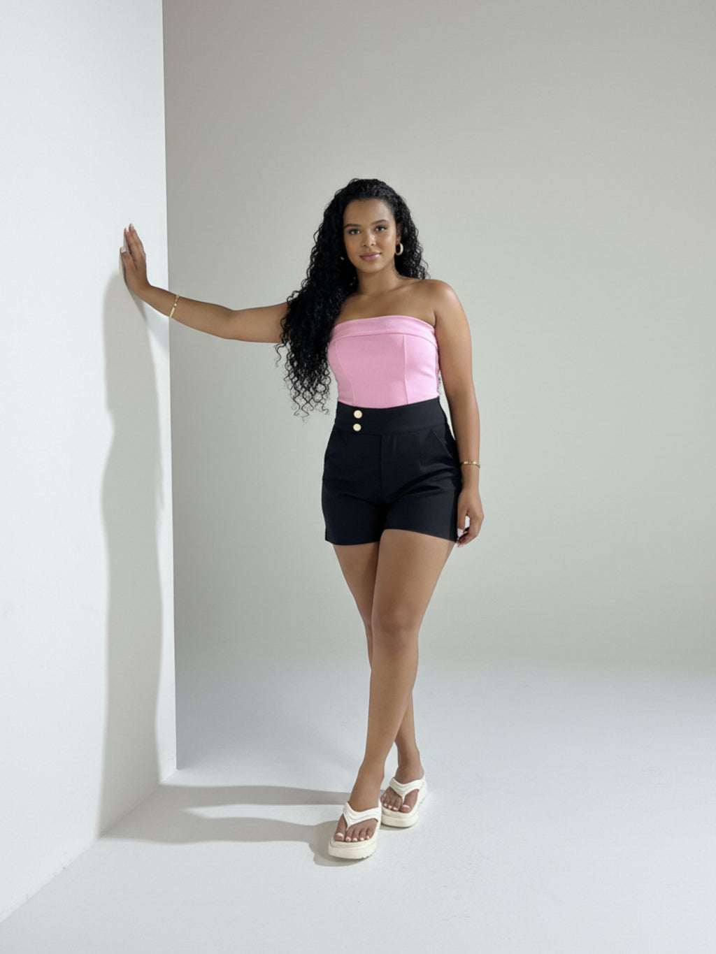 Body Canelado Tomara que caia