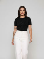 Baby Tee Cropped Brilhante