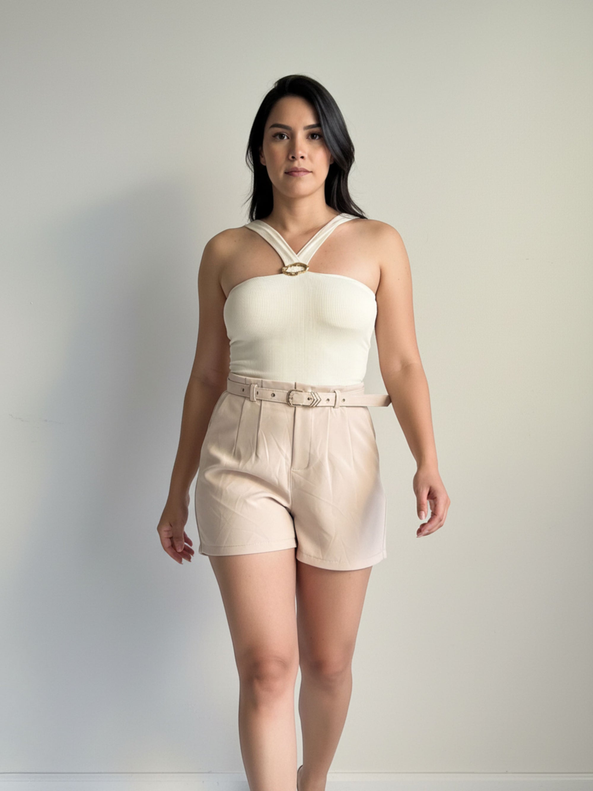 Short de Alfaiataria com Cinto