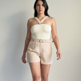 Short de Alfaiataria com Cinto