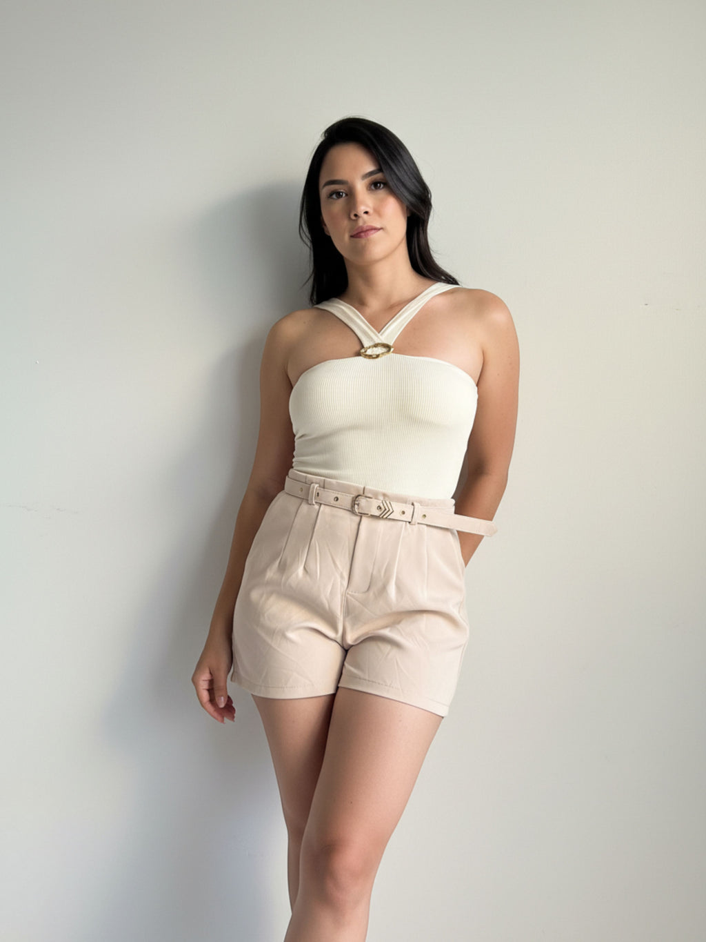 Short de Alfaiataria com Cinto