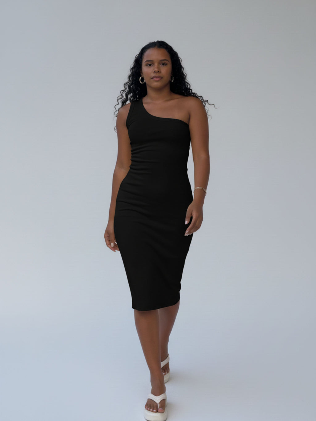 Vestido Longo Canelado