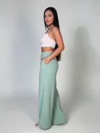 Calça de Linho Pantalona