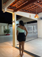 Body ombro só canelado com fivela