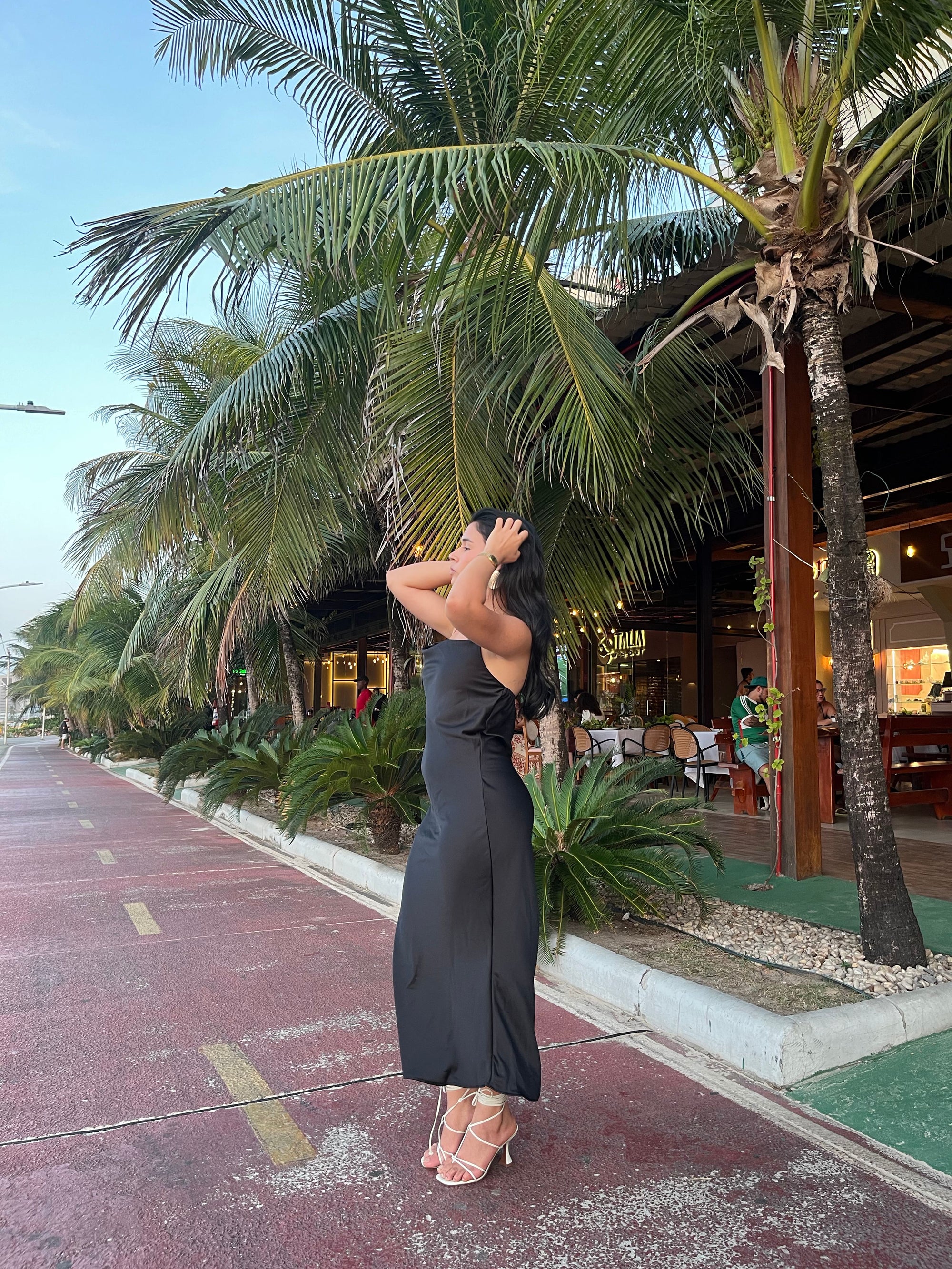 Vestido Naieli Cetim