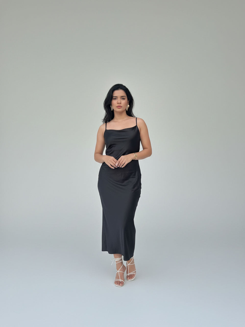 Vestido Naieli Cetim