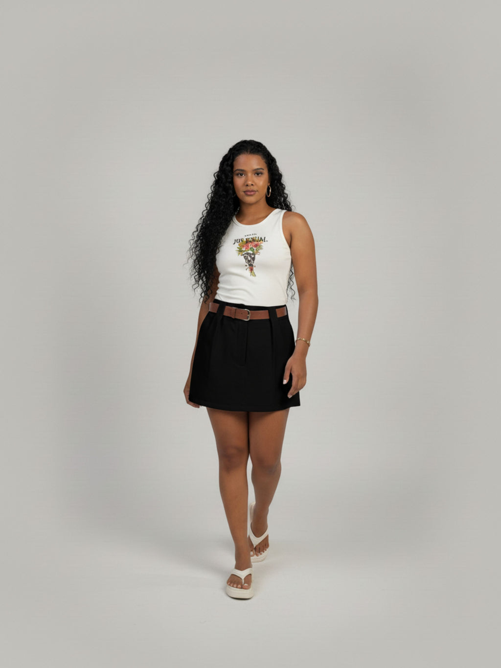 Saia Stile + Cinto de brinde