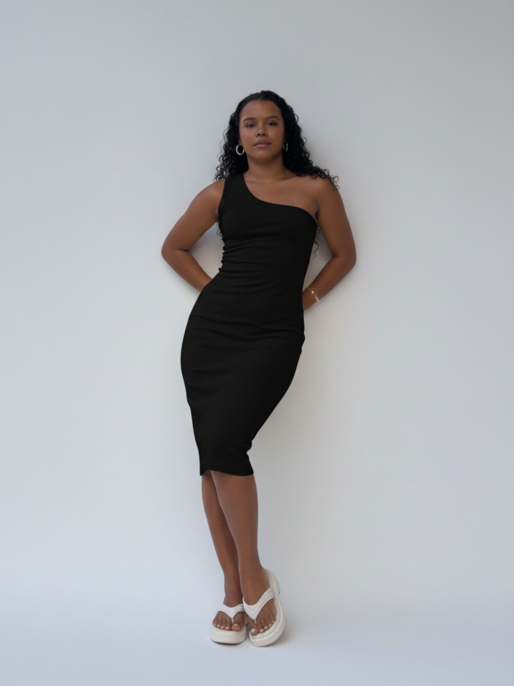 Vestido Longo Canelado