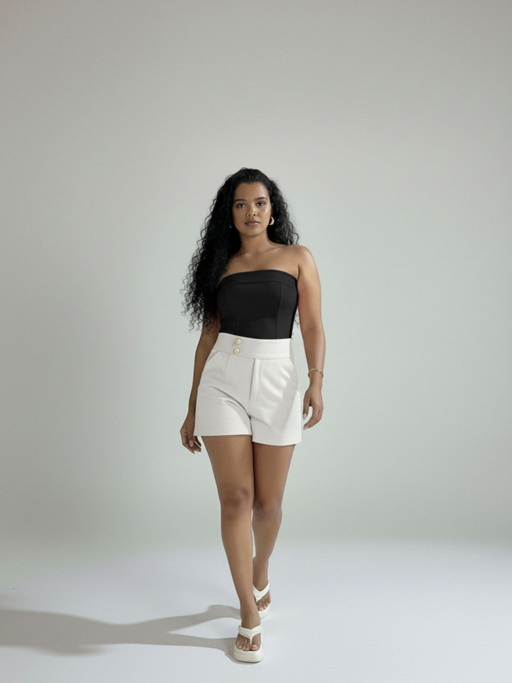 Body Canelado Tomara que caia