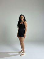 Body Canelado decote quadrado