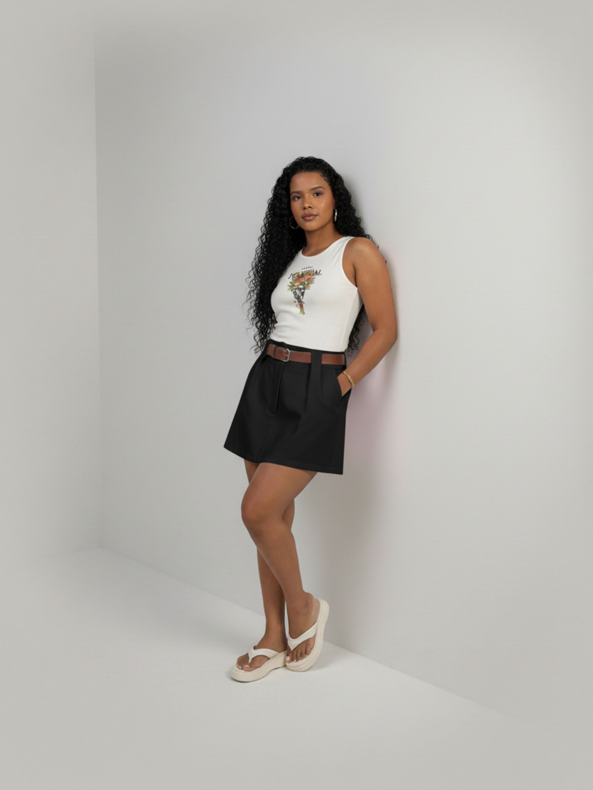 Saia Stile + Cinto de brinde