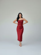 Vestido Naieli Cetim