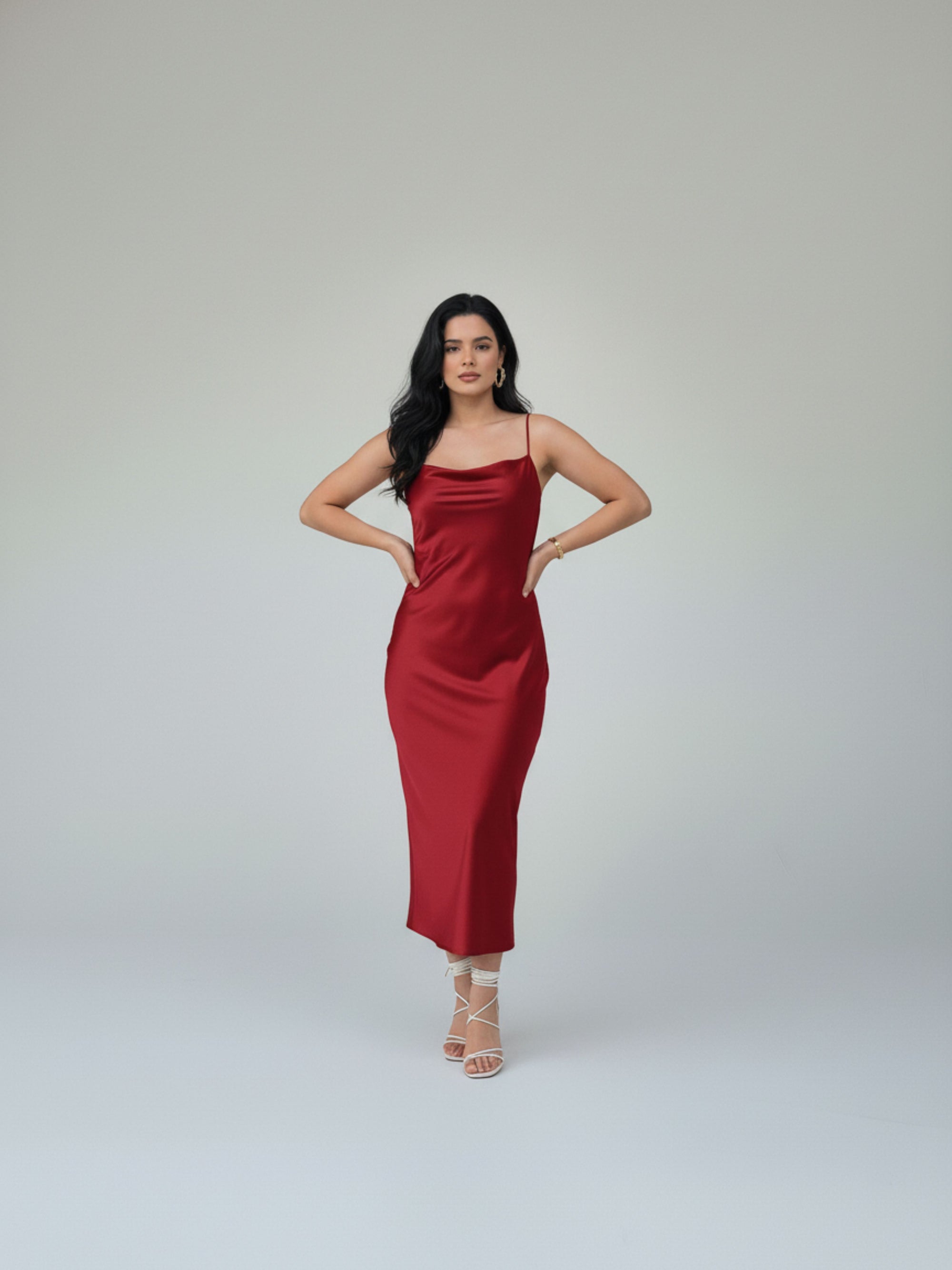 Vestido Naieli Cetim