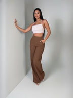 Calça de Linho Pantalona