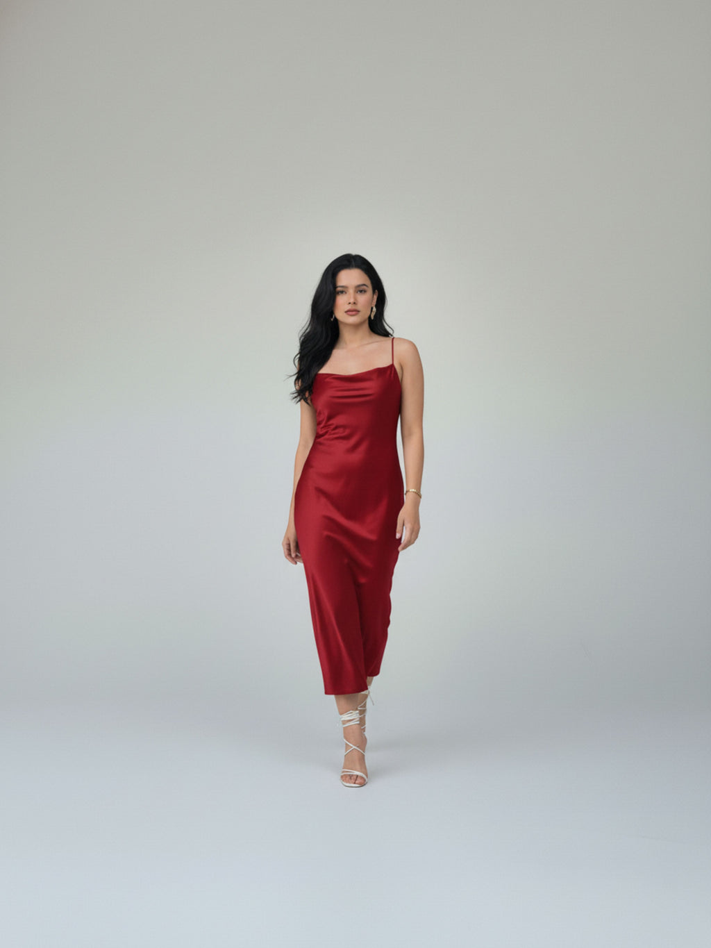 Vestido Naieli Cetim