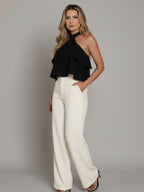 Cropped Bata amarração