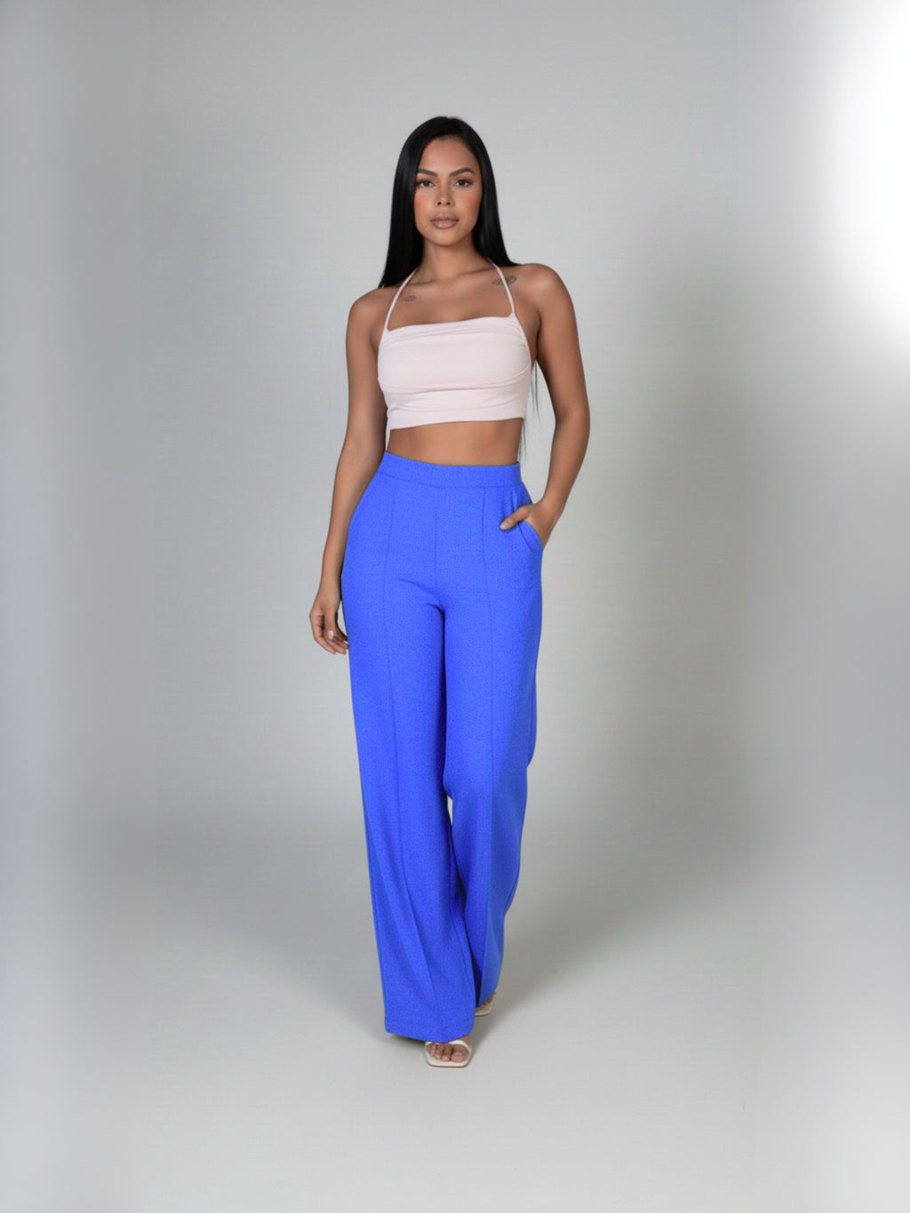 Calça de Linho Pantalona