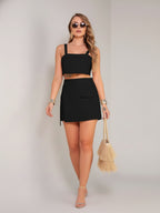 Conjunto Short Saia