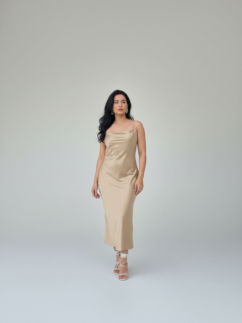 Vestido Naieli Cetim