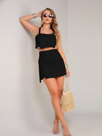 Conjunto Short Saia